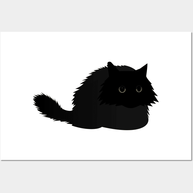 Black Cat Wall Art by scdesigns